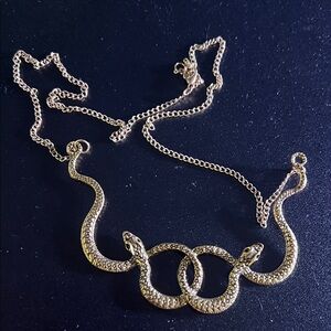 Gold Snake Necklace